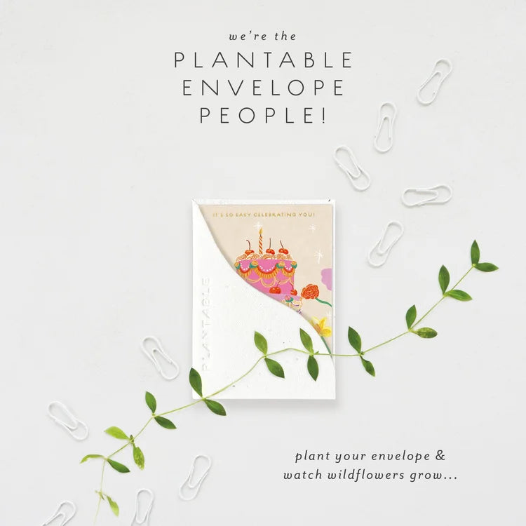 Cherry Cake Mini Greeting Card