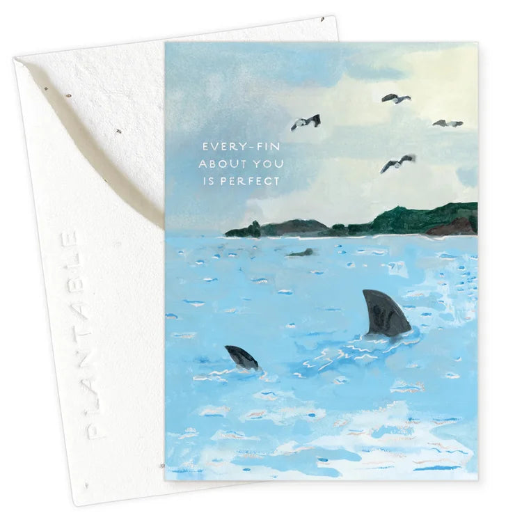 Fin Mini Greeting Card