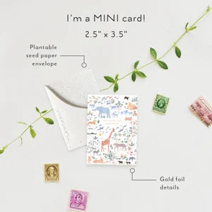 Lucky Baby Mini Greeting Card