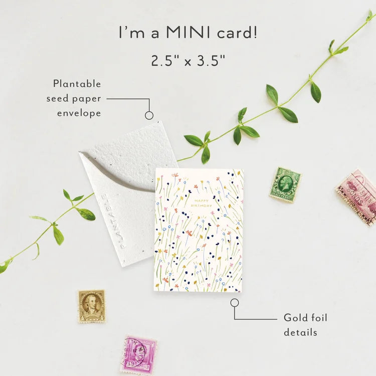 Sweetest Stems Mini Greeting Card