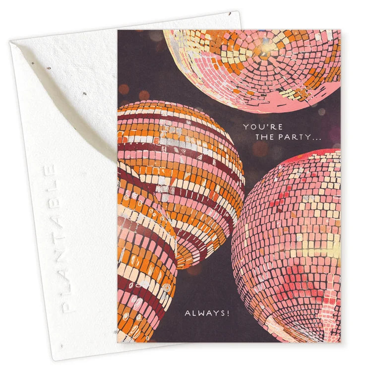Disco Mini Greeting Card