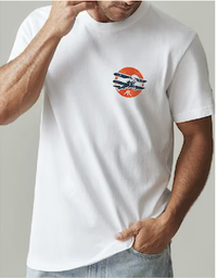 Crewneck super soft supima, Mountains