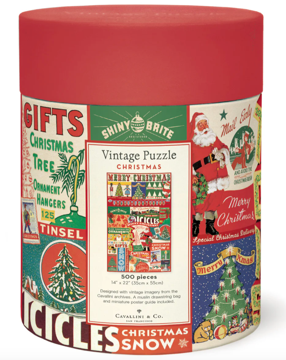 Vintage Christmas 500 pc puzzle