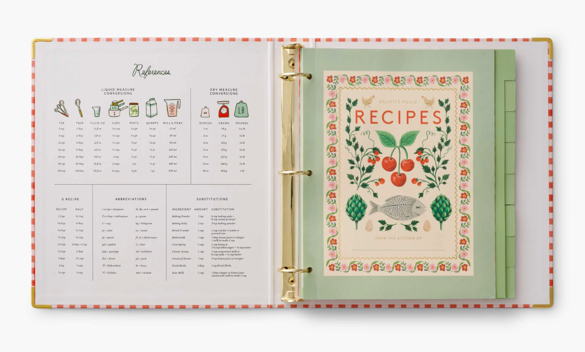 Cherry Farm Recipe Binder
