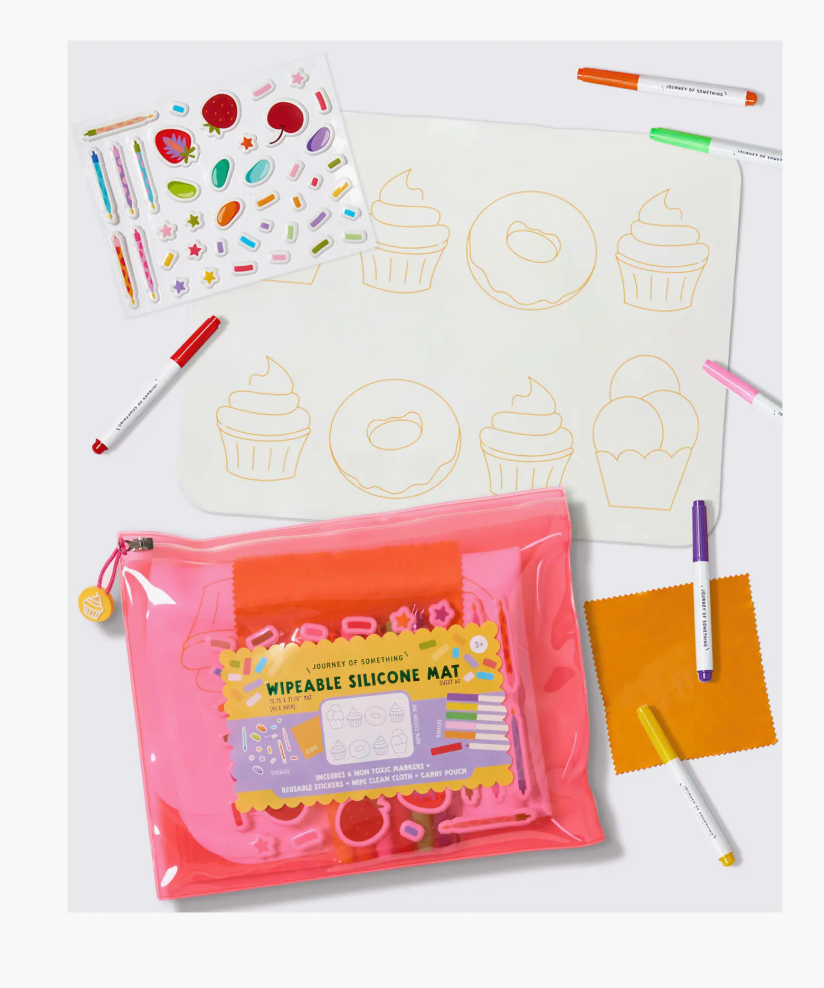 Wipeable Coloring Mat for Kids