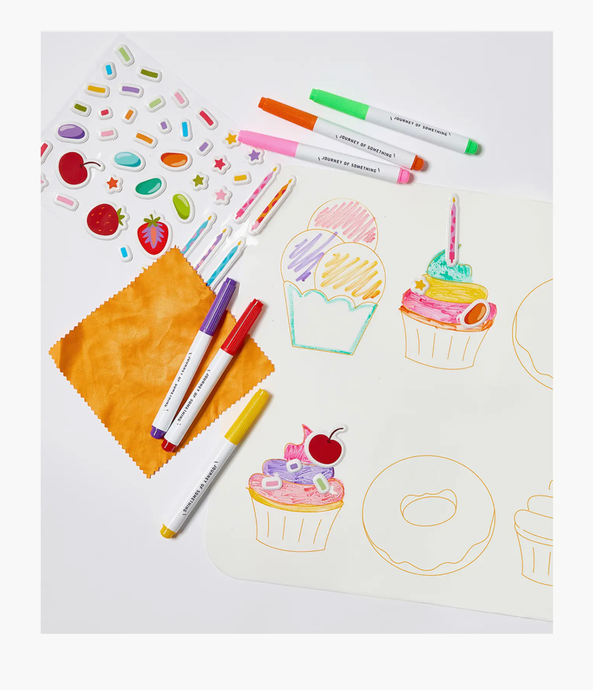 Wipeable Coloring Mat for Kids