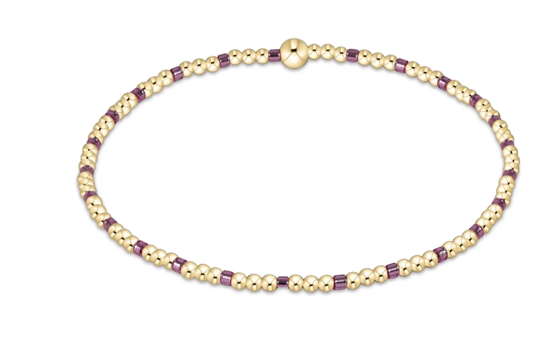 Hope Sincerity Pattern 2mm Bead Bracelet