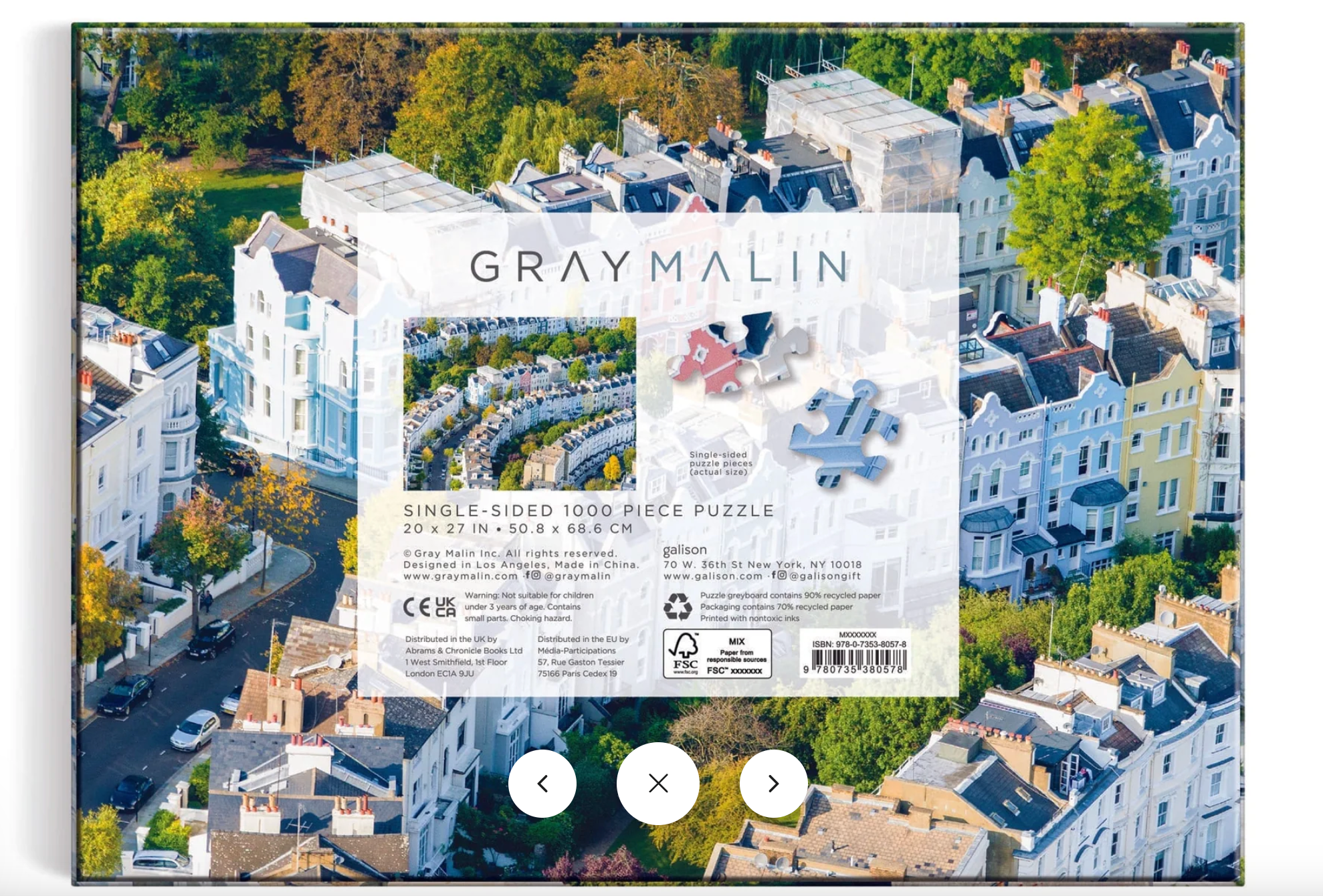 Notting Hill, Gray Malin 1000pc Puzzle