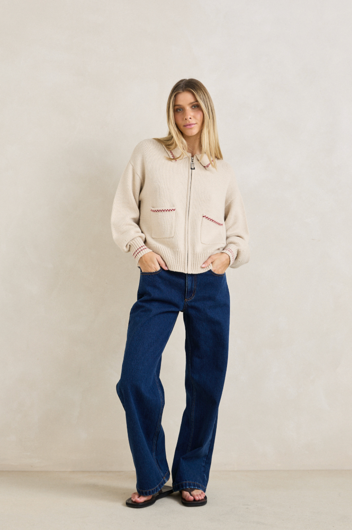 Frankie dual zip Cardigan