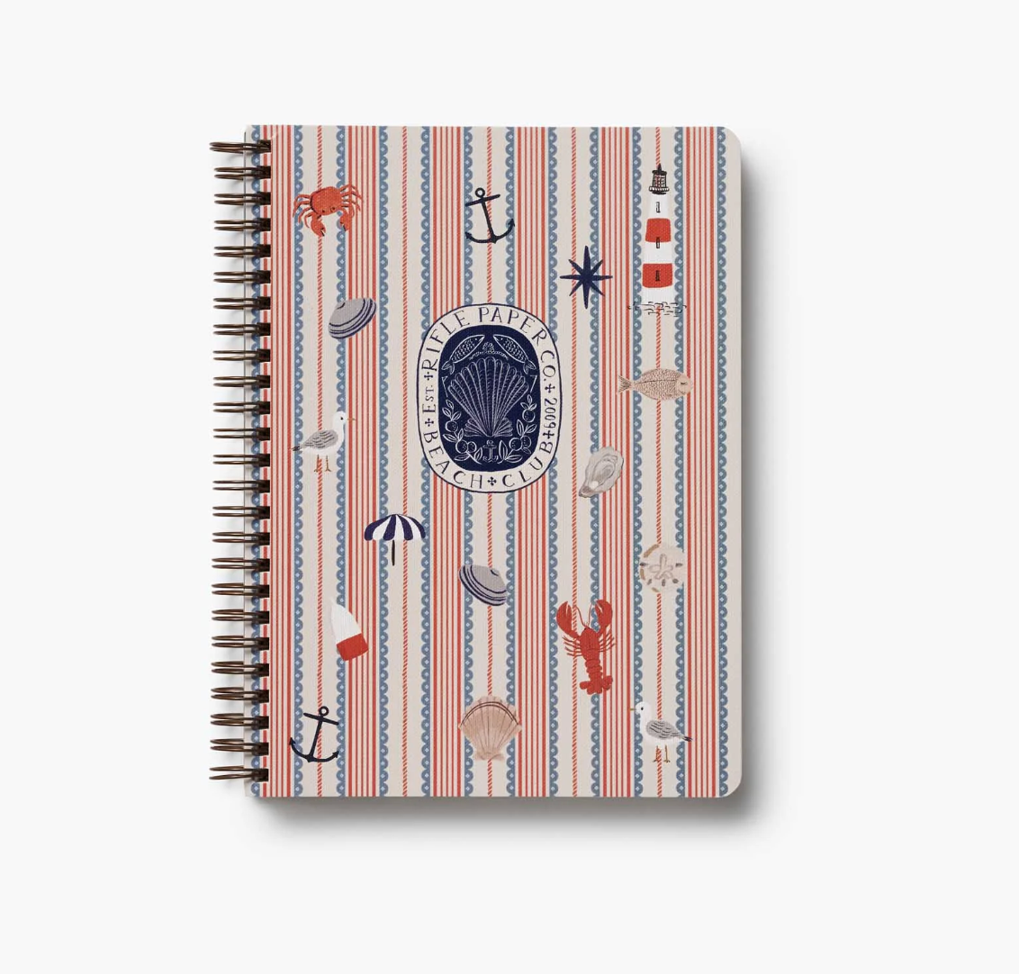 Seaside Spiral Notebook