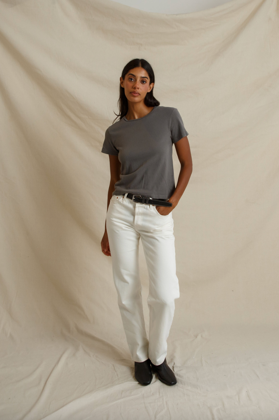 Lisa, cotton fitted tee