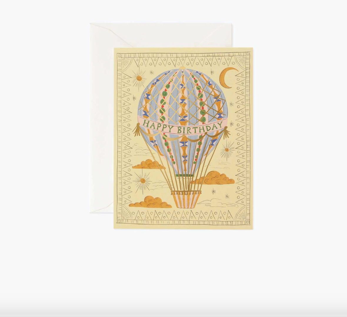 Hot Air Balloon Birthday Card