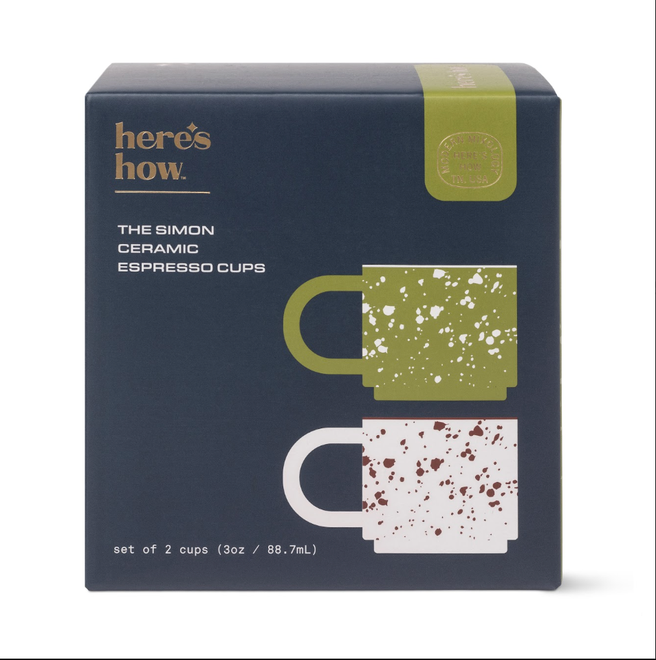 Simon Set of 2 Espresso Cups