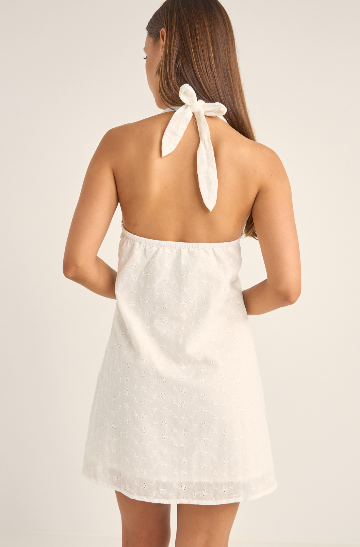 Rosetta Halter Mini Dress