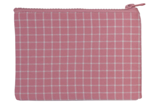 Grid Zip Pouch