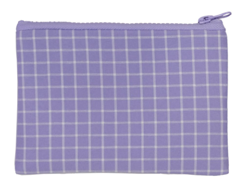 Grid Zip Pouch