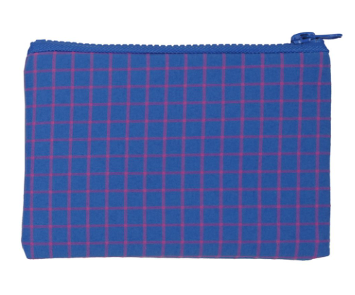 Grid Zip Pouch