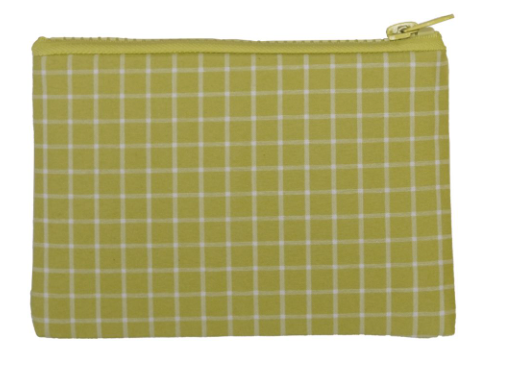Grid Zip Pouch