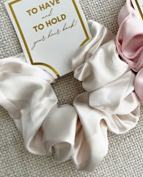Silk Satin Soft Scrunchies