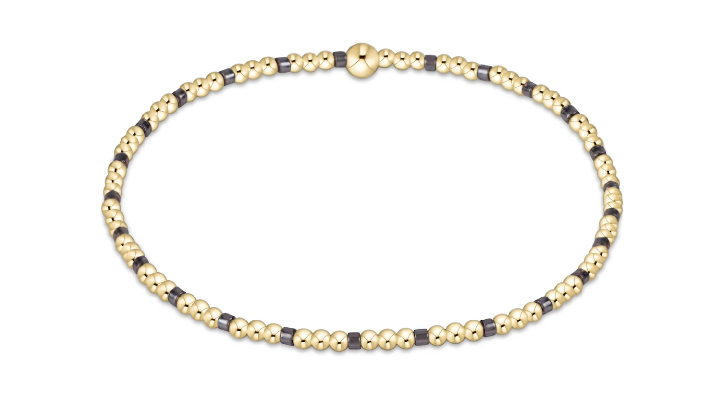 Hope Sincerity Pattern 2mm Bead Bracelet