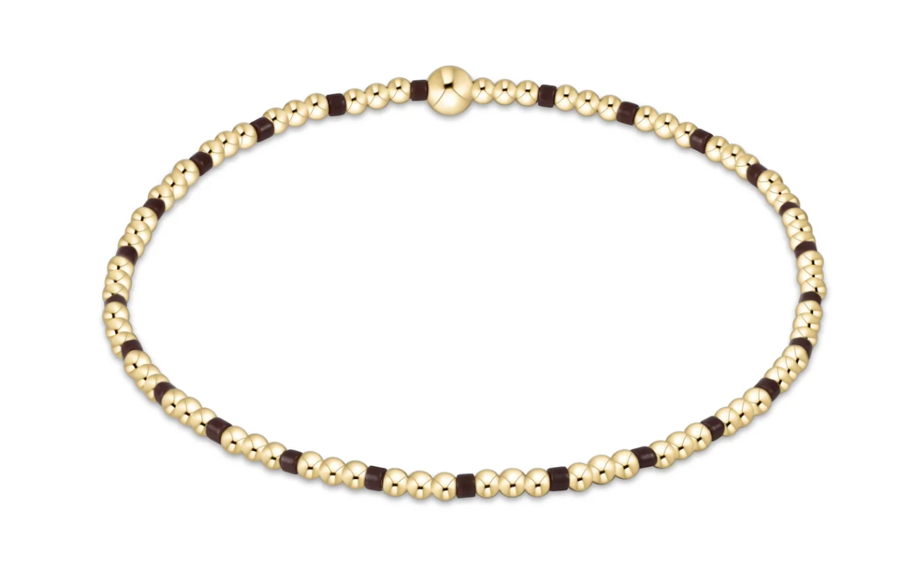 Hope Sincerity Pattern 2mm Bead Bracelet