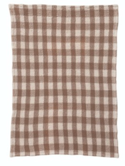 Cotton Waffle Weave TeaTowel, gingham