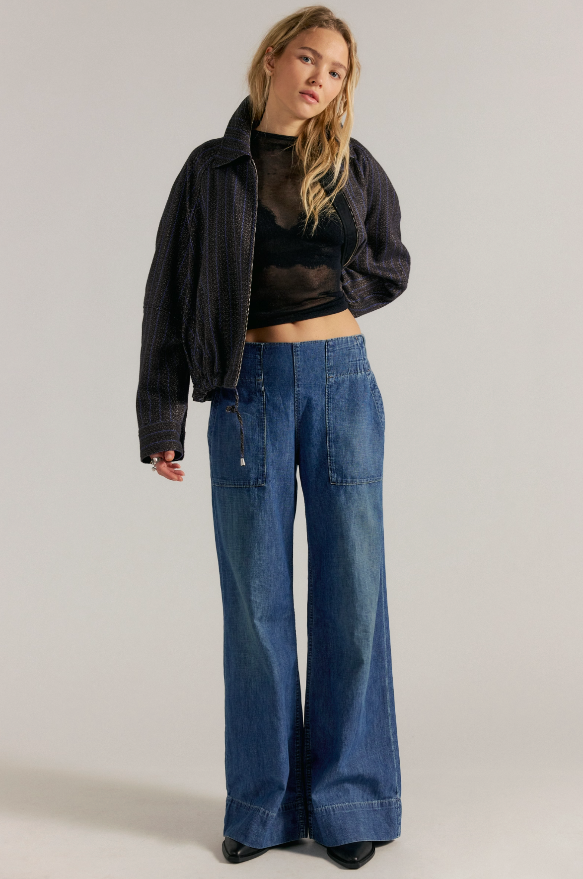 Breezy Denim Pull On