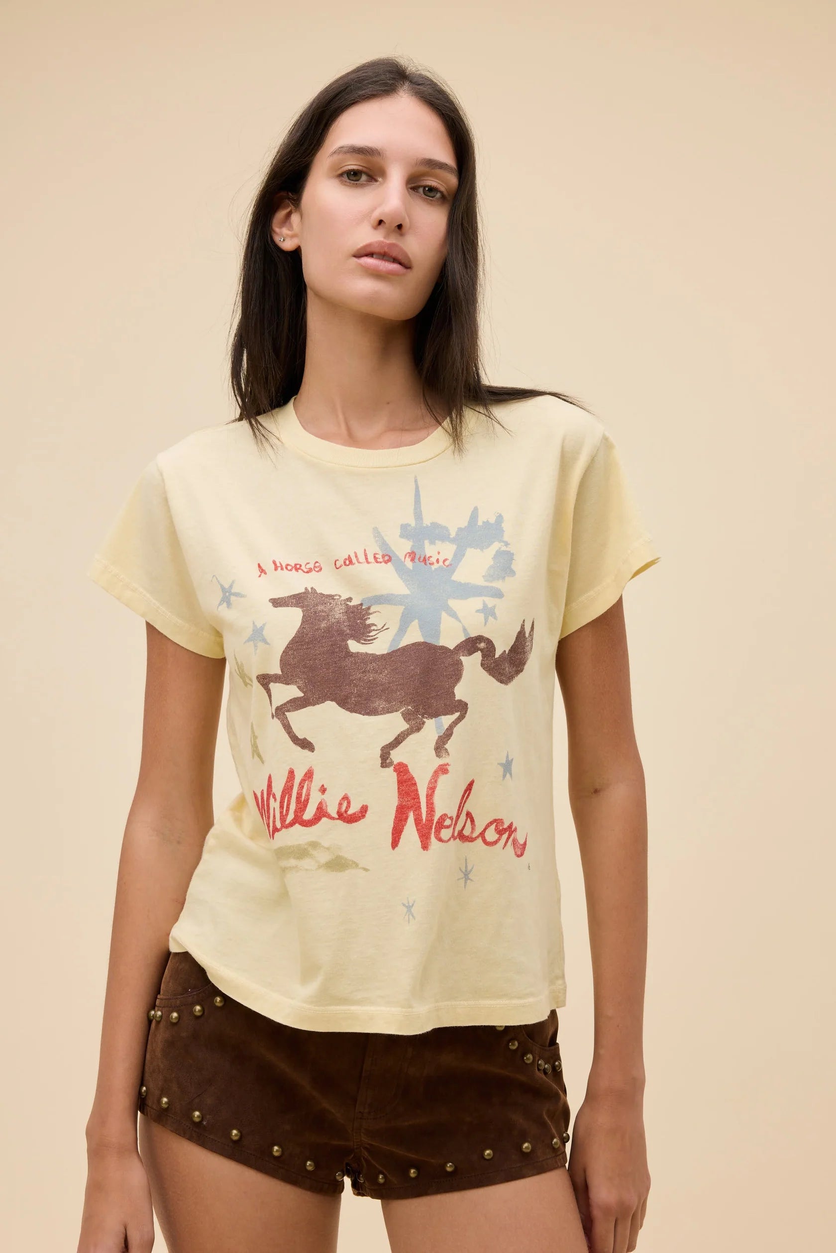 Willie Nelson Horse Called Music Solo Tee