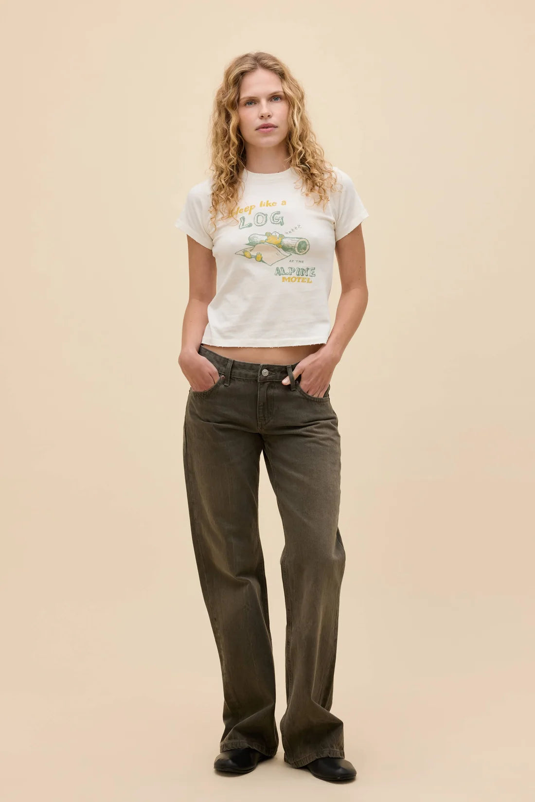 Sleep Like A Log Vintage Tee