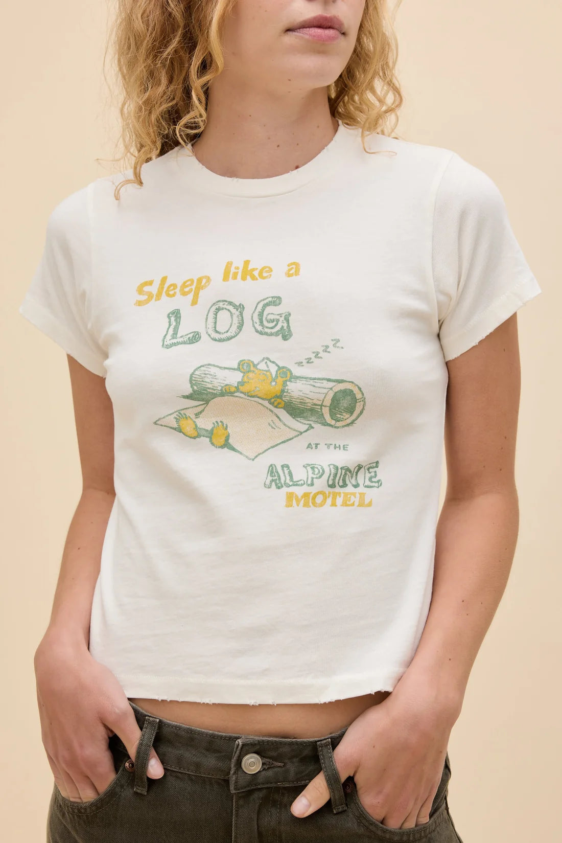 Sleep Like A Log Vintage Tee