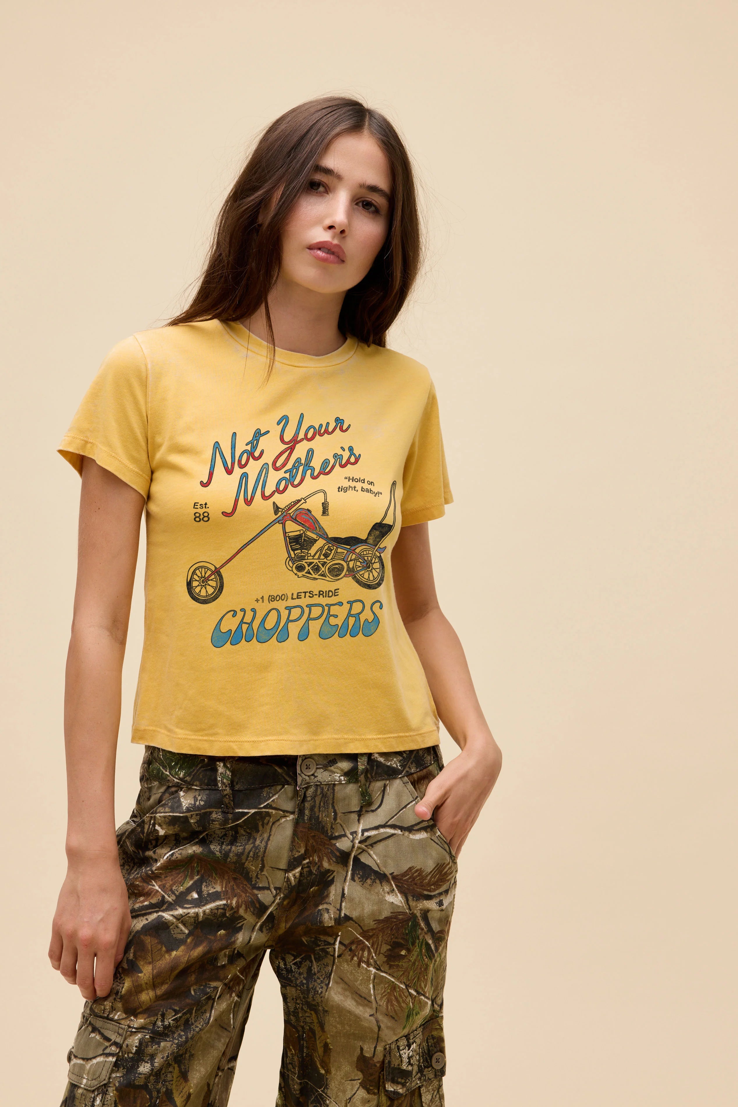 Not Your Mother's Choppers Burnout Vintage Tee