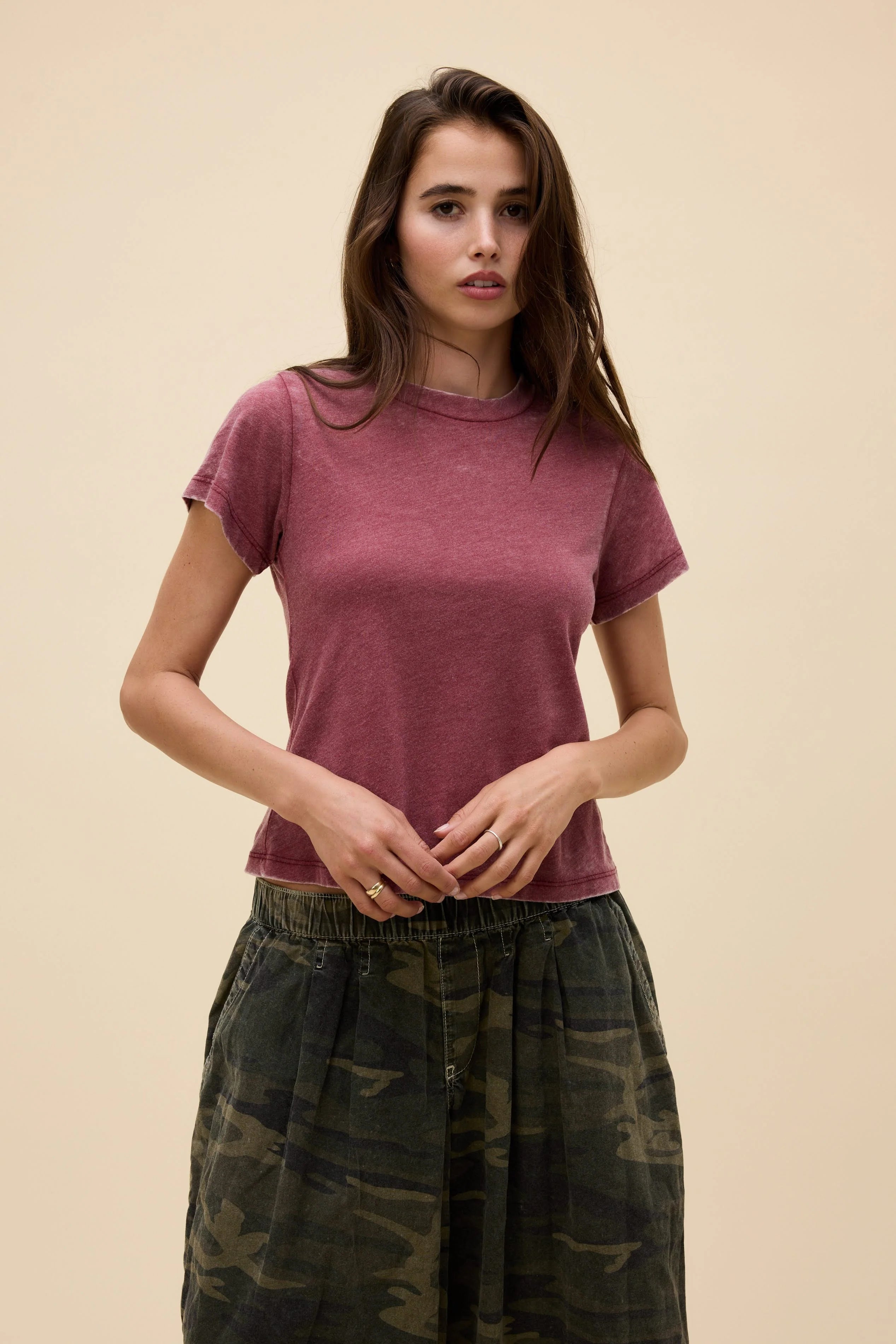 Solid Vintage Burnout tee