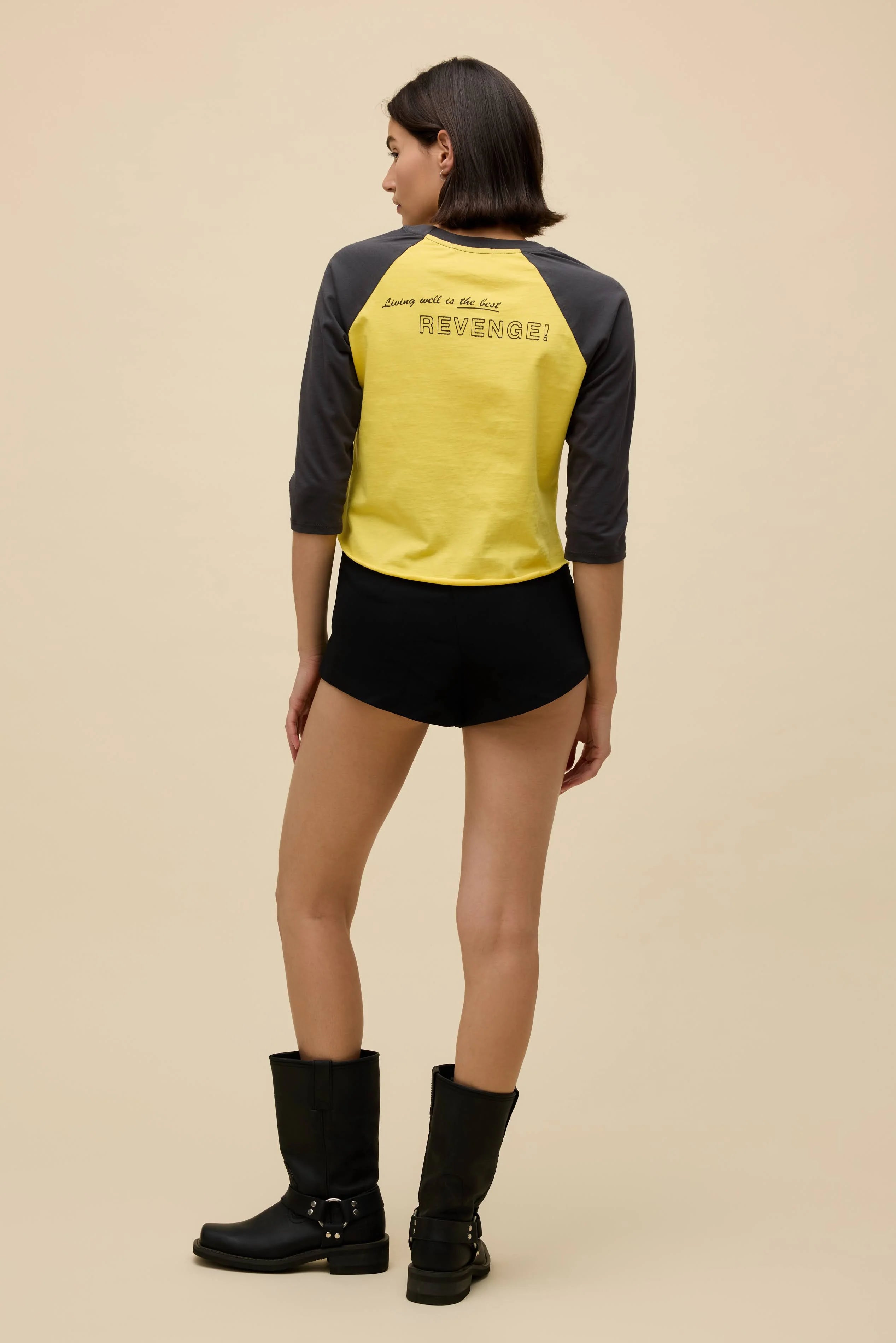 The Roxy Living Well Vintage Raglan Tee