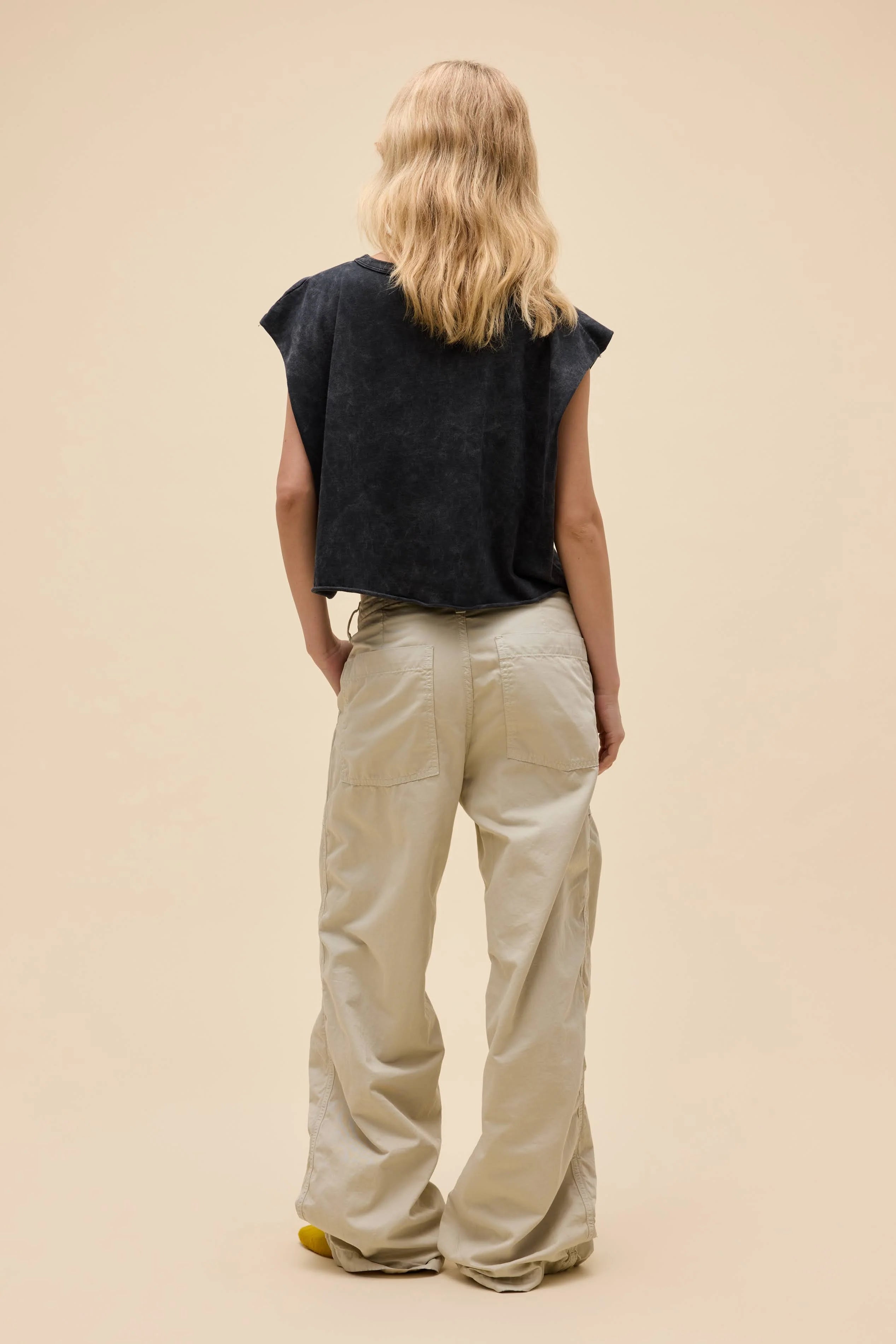 Nowhere Fast Cropped Muscle Tank