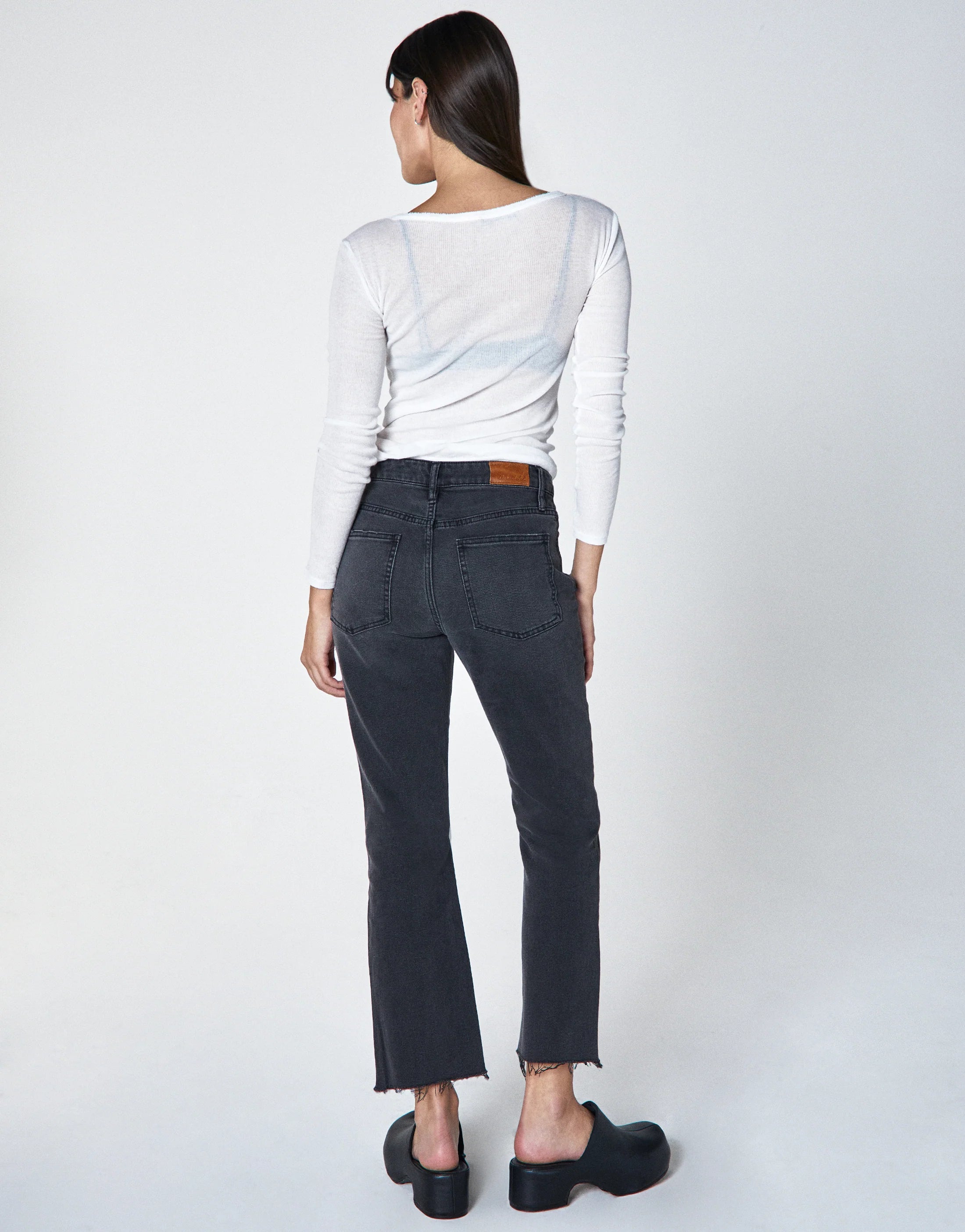Marlow Mid-Rise Cropped Demi Flare