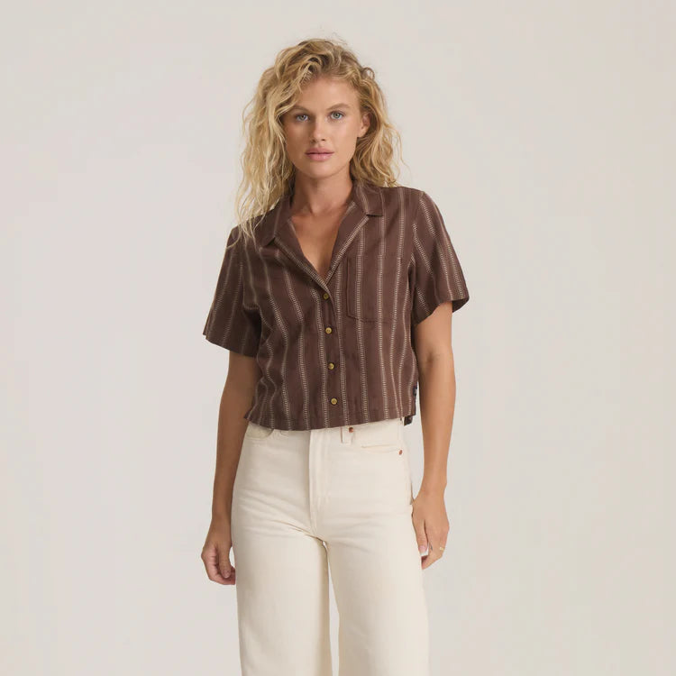 Crosswinds Camp Button Up Shirt