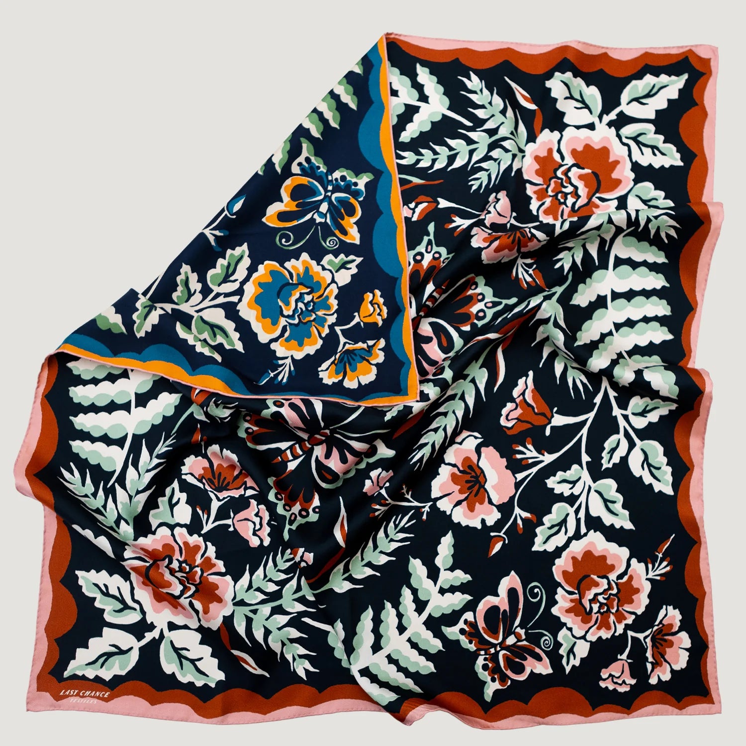 Twofer Silk Scarf