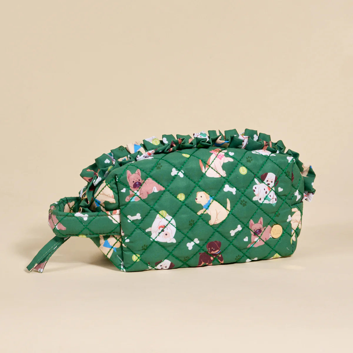 Dog Days Essentials Quilted Cosmetic Pouch