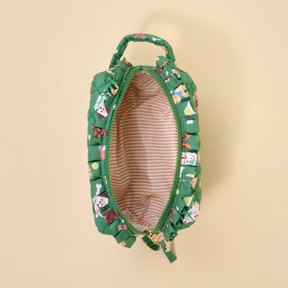 Dog Days Essentials Quilted Cosmetic Pouch