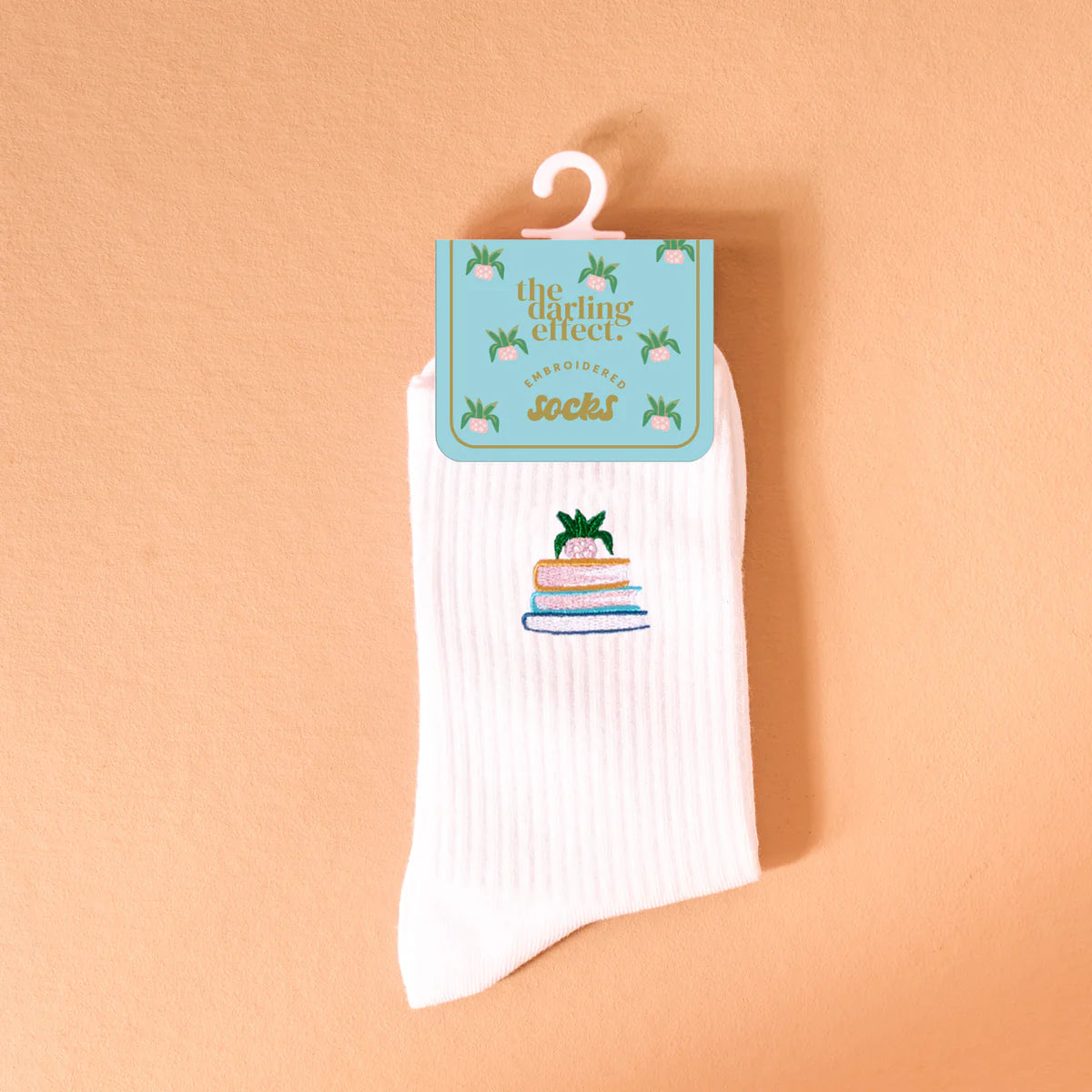 Embroidered Crew Socks
