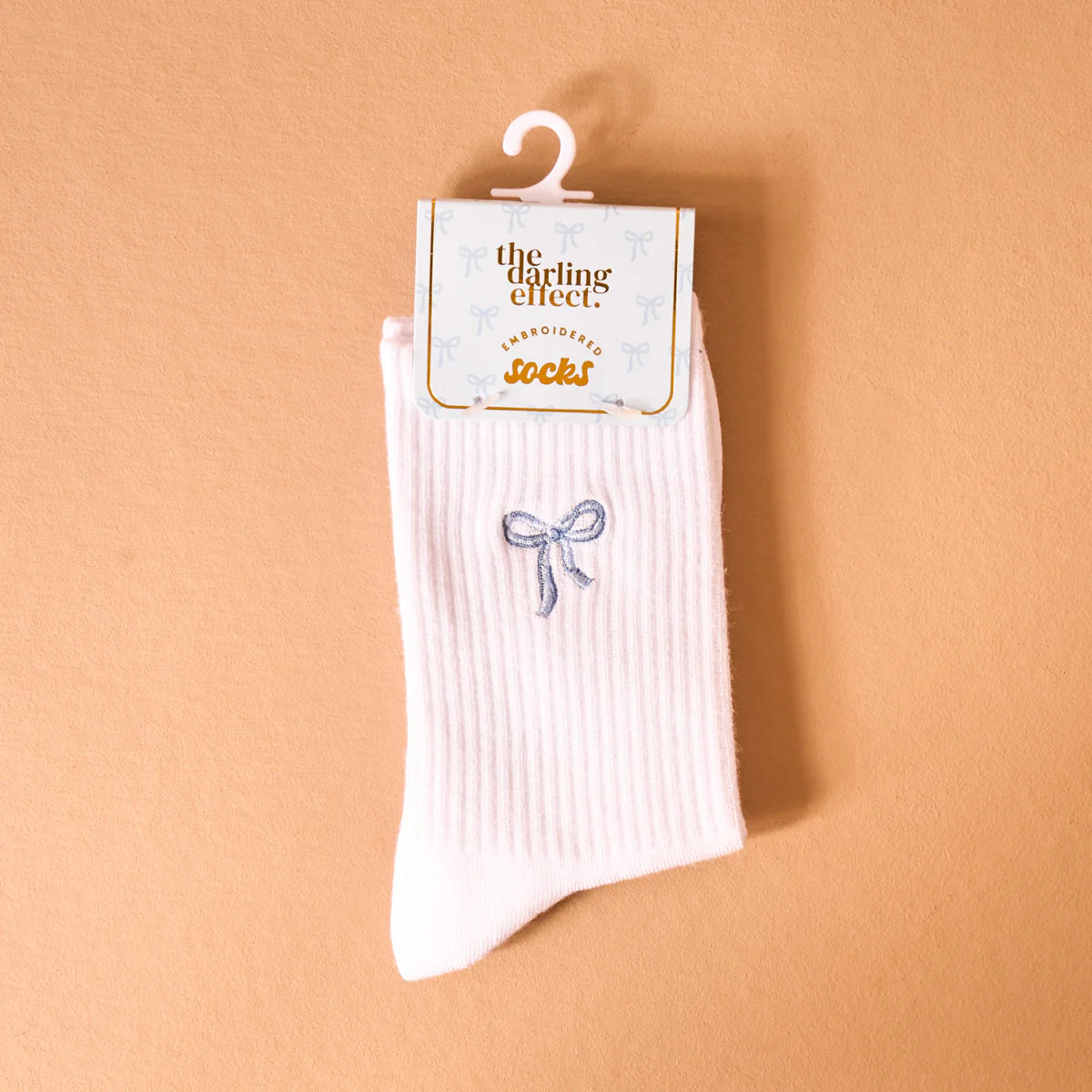 Embroidered Crew Socks