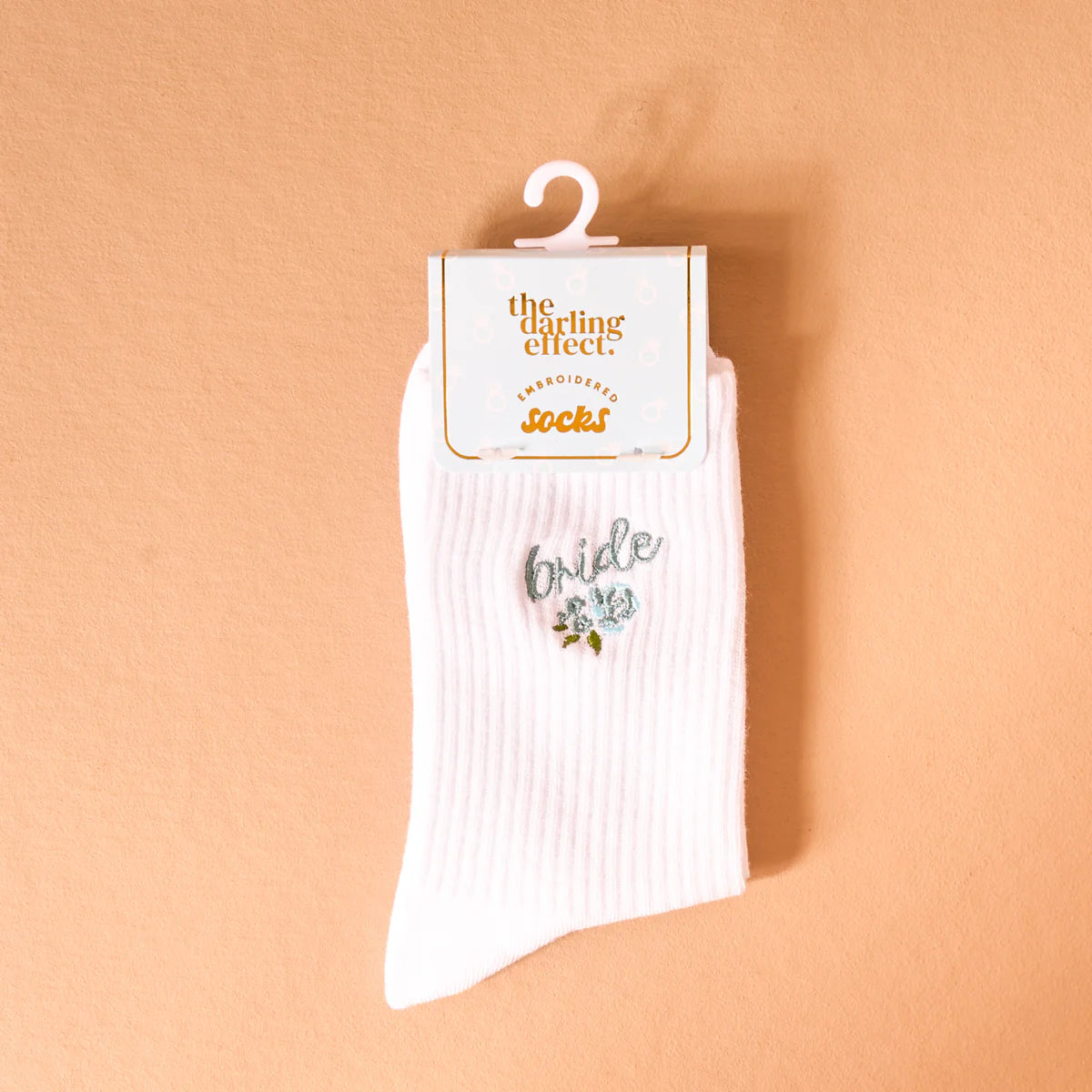 Embroidered Crew Socks