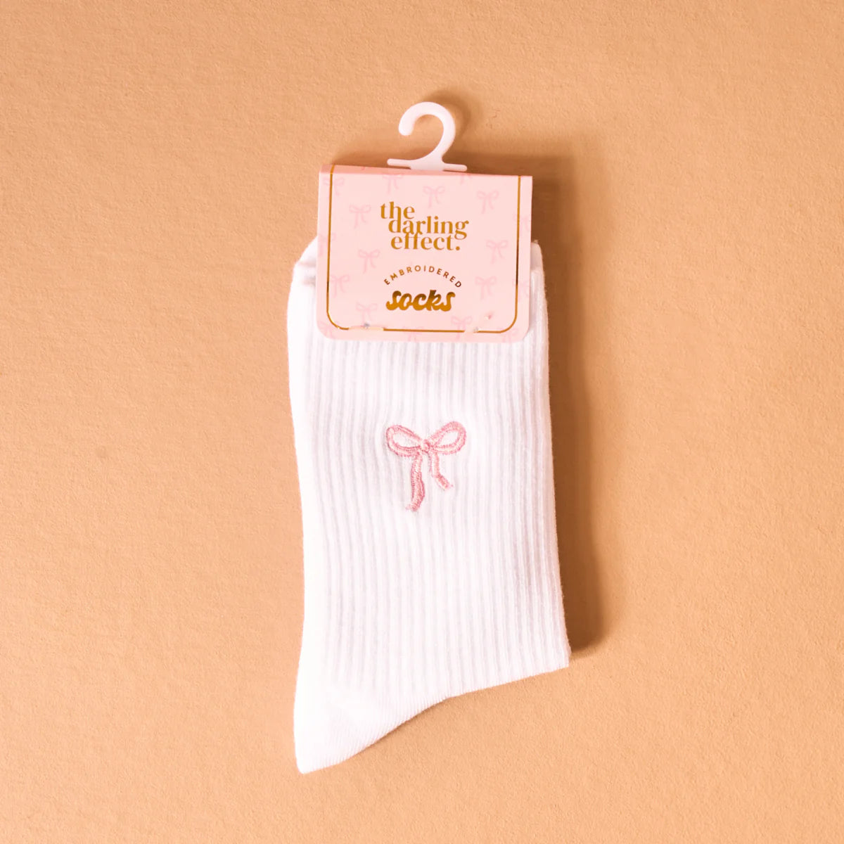 Embroidered Crew Socks