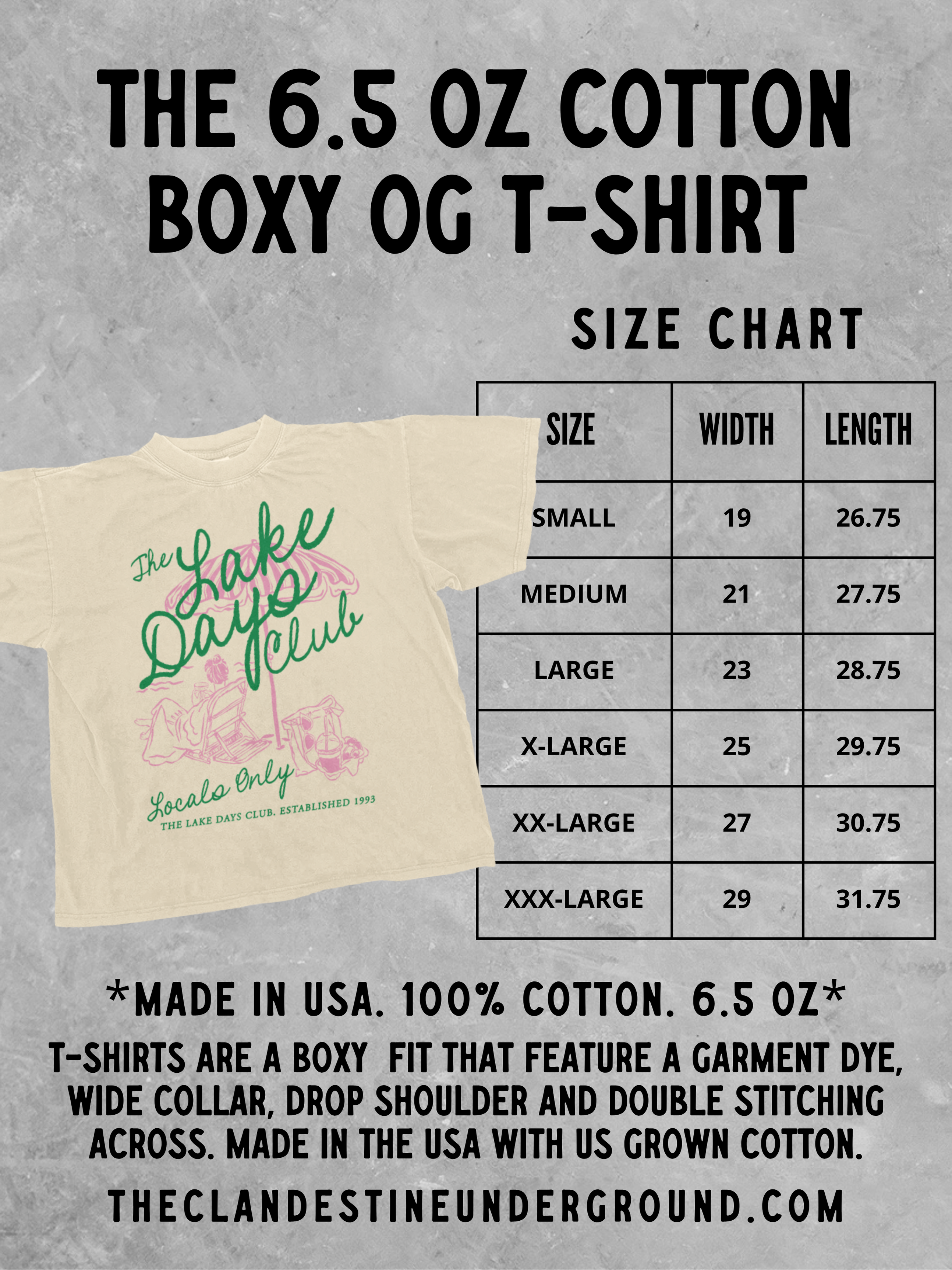 Made In America, USA Western Boxy Cotton TShirt