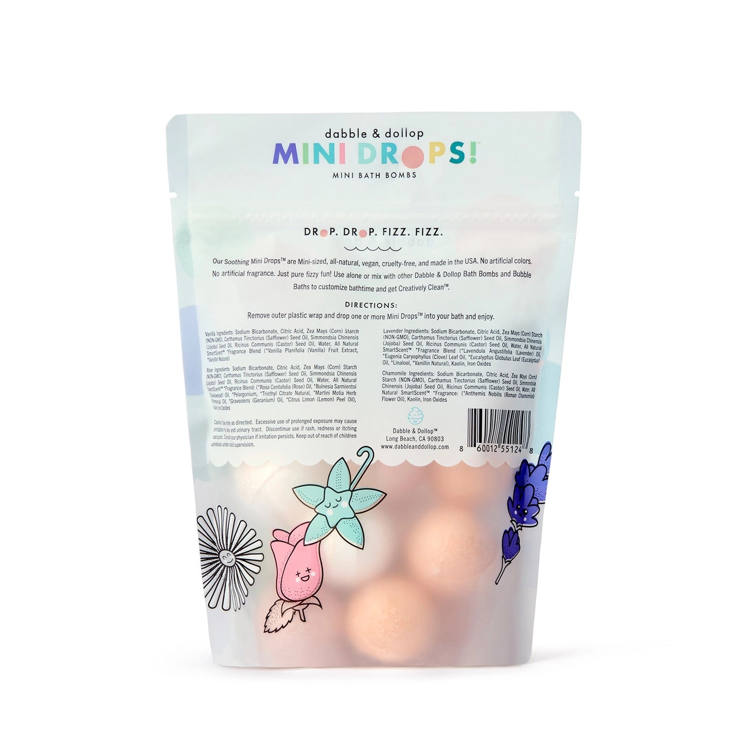 All-Natural Mini Bath Bombs - Soothing Pouch