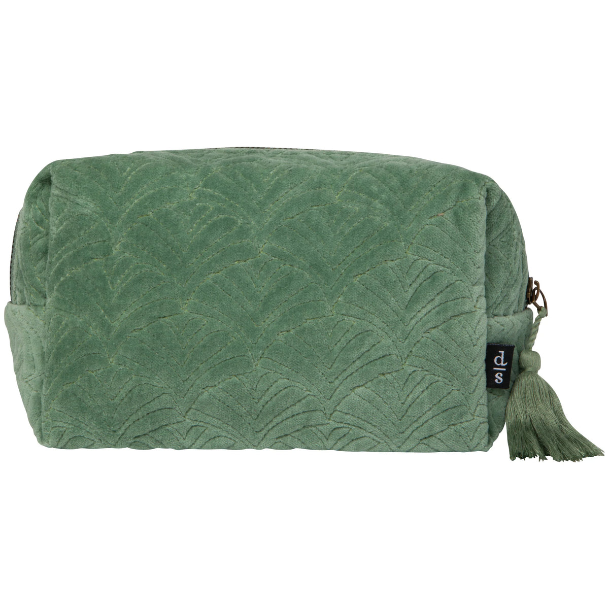 Quilted Velvet Cosmetic Bag