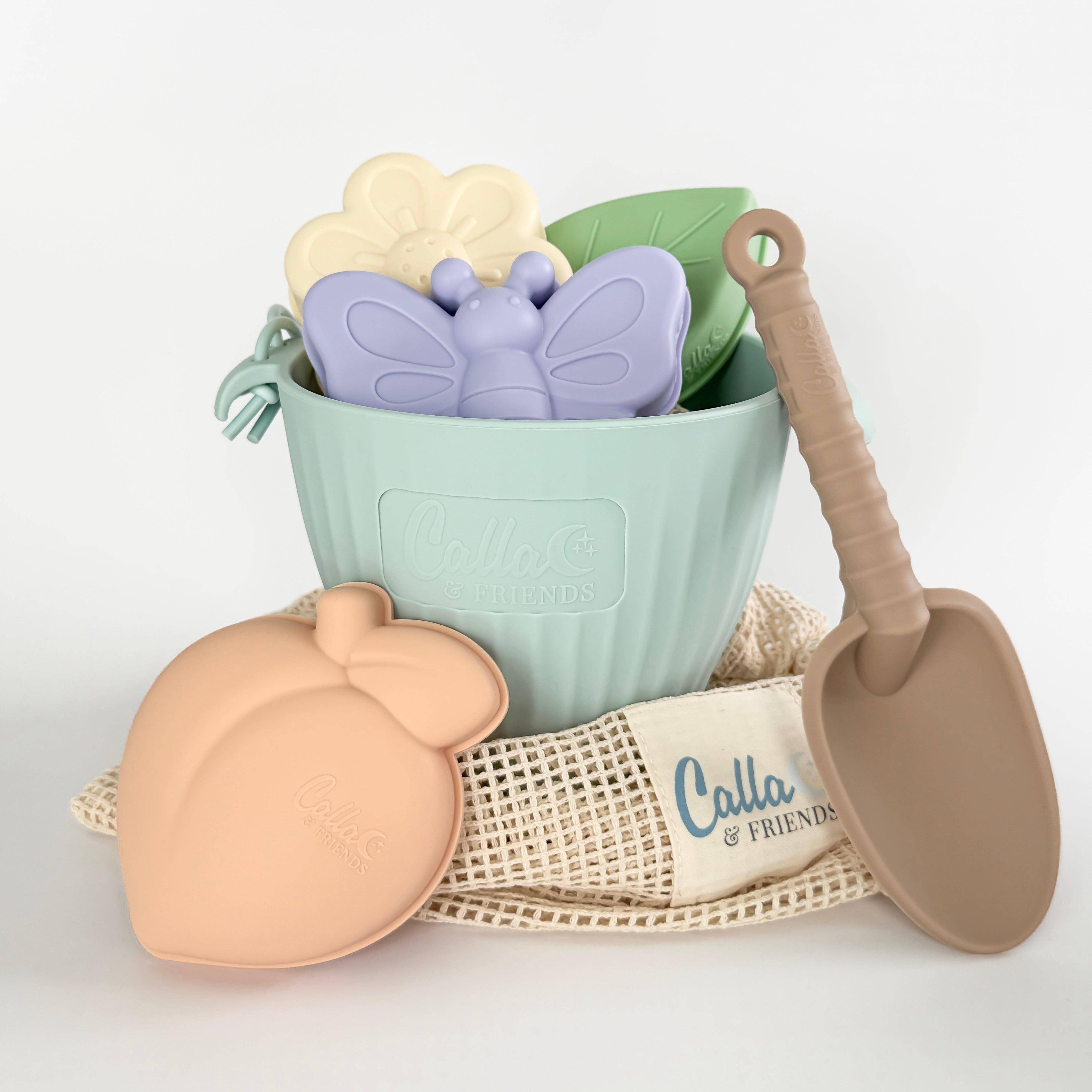 Peach Blossom Silicone Beach Set