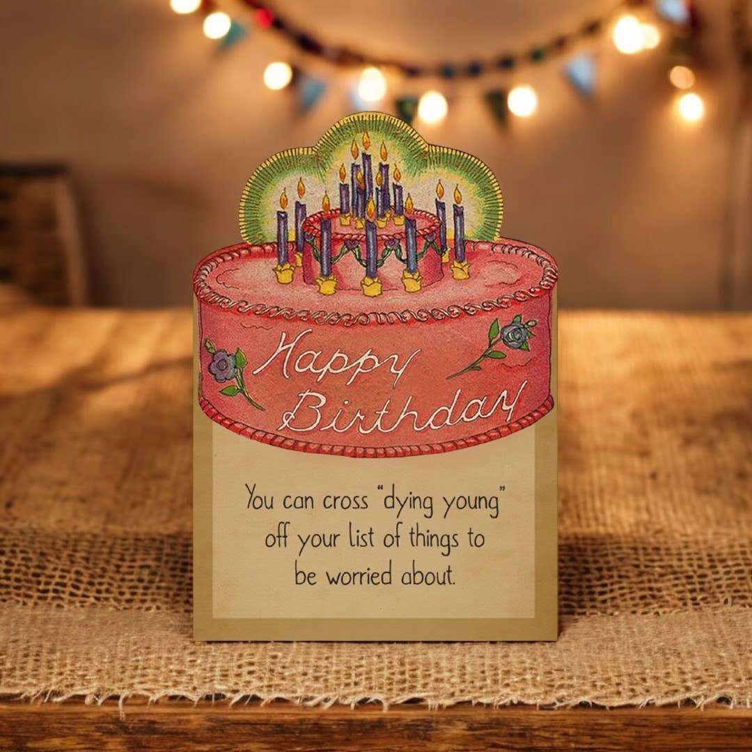 Funny Sarcastic Young Birthday Card