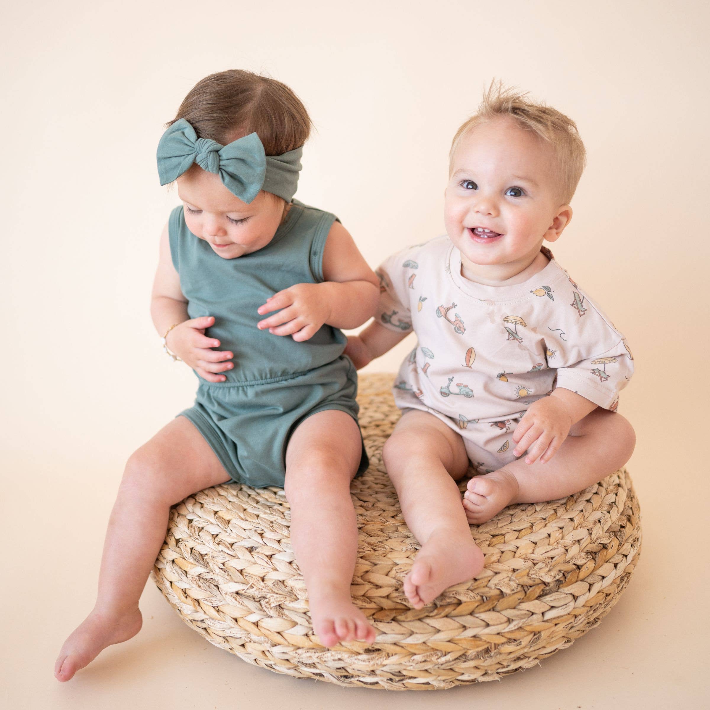Organic Cotton Headband – Basil Green