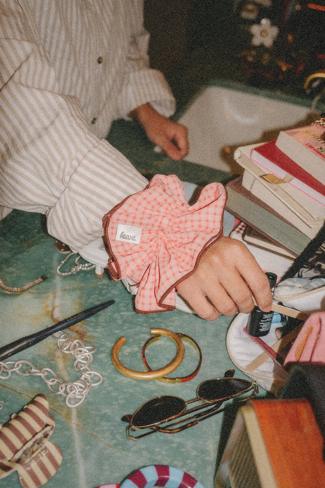 Girlhood Plaid Corset Scrunchie